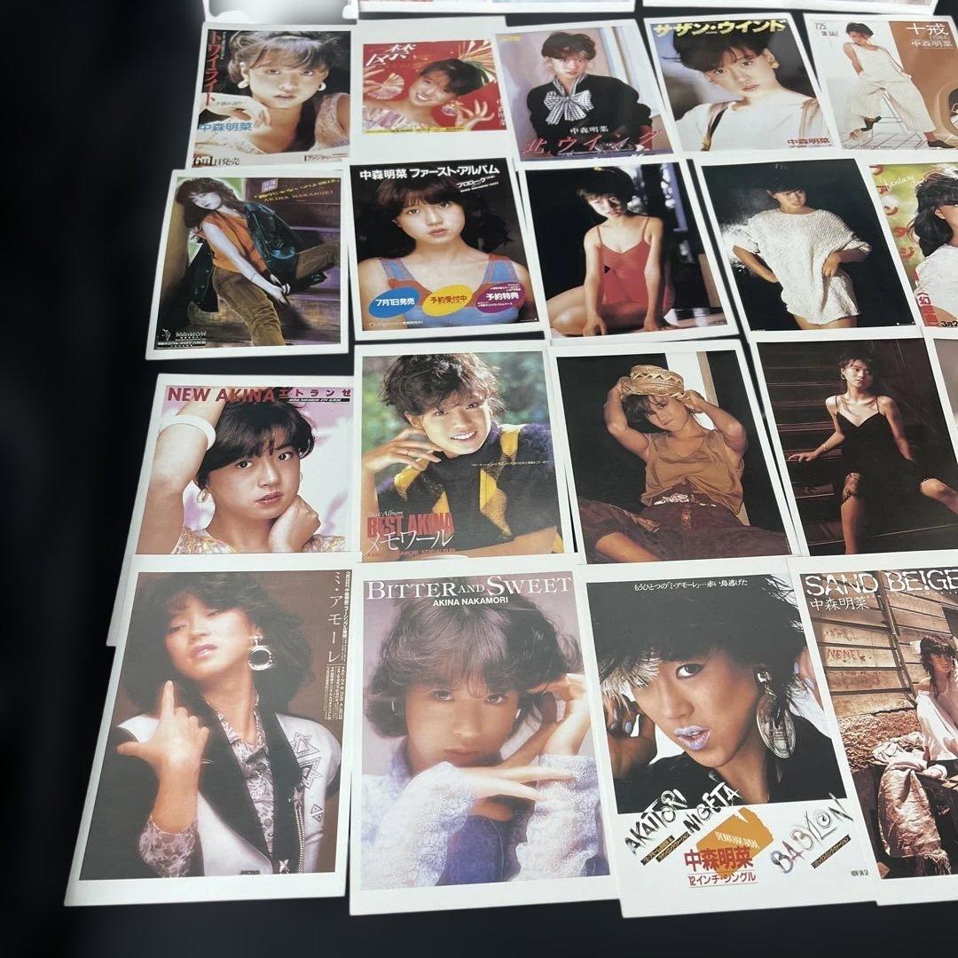 中森明菜 ポストカード 28枚 シングル アルバム ジャケット写真 希少