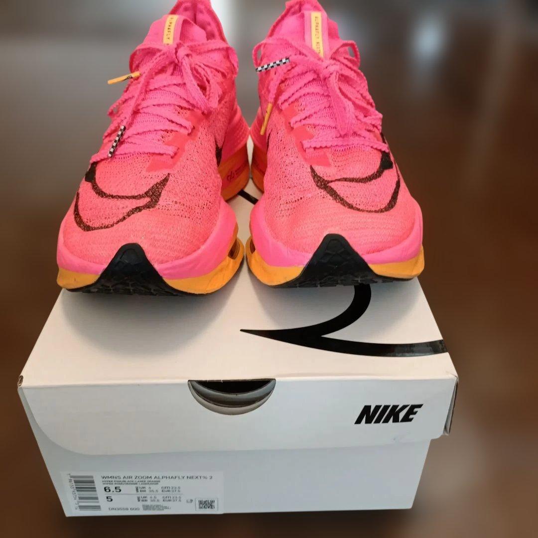 ナイキ アルファフライ2 ALPHAFLY NEXT% 2 23.5cmピンク - メルカリ