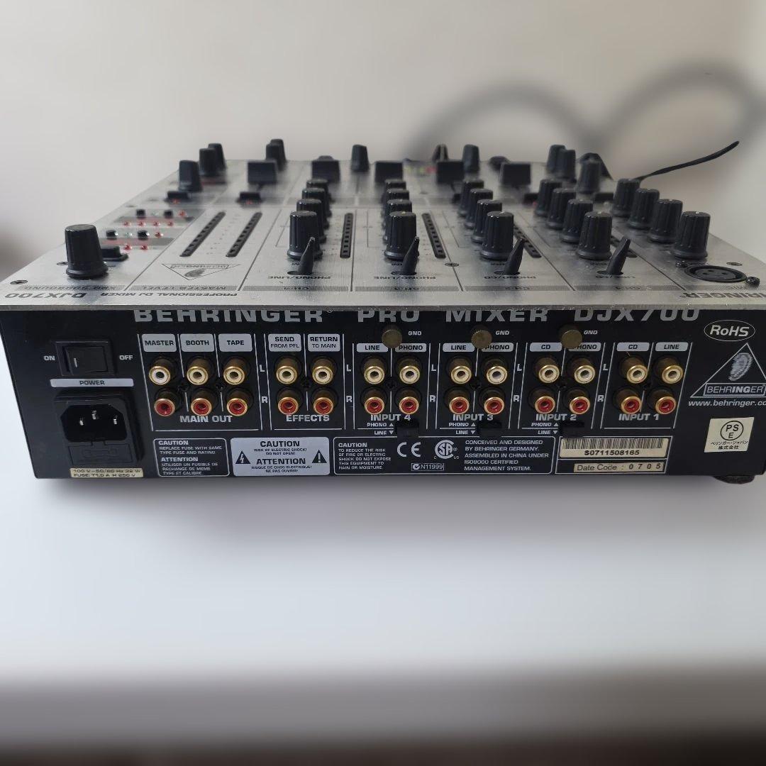 BEHRINGER ベリンガー 5チャンネルDJミキサー DJX700 ジャンク - メルカリ