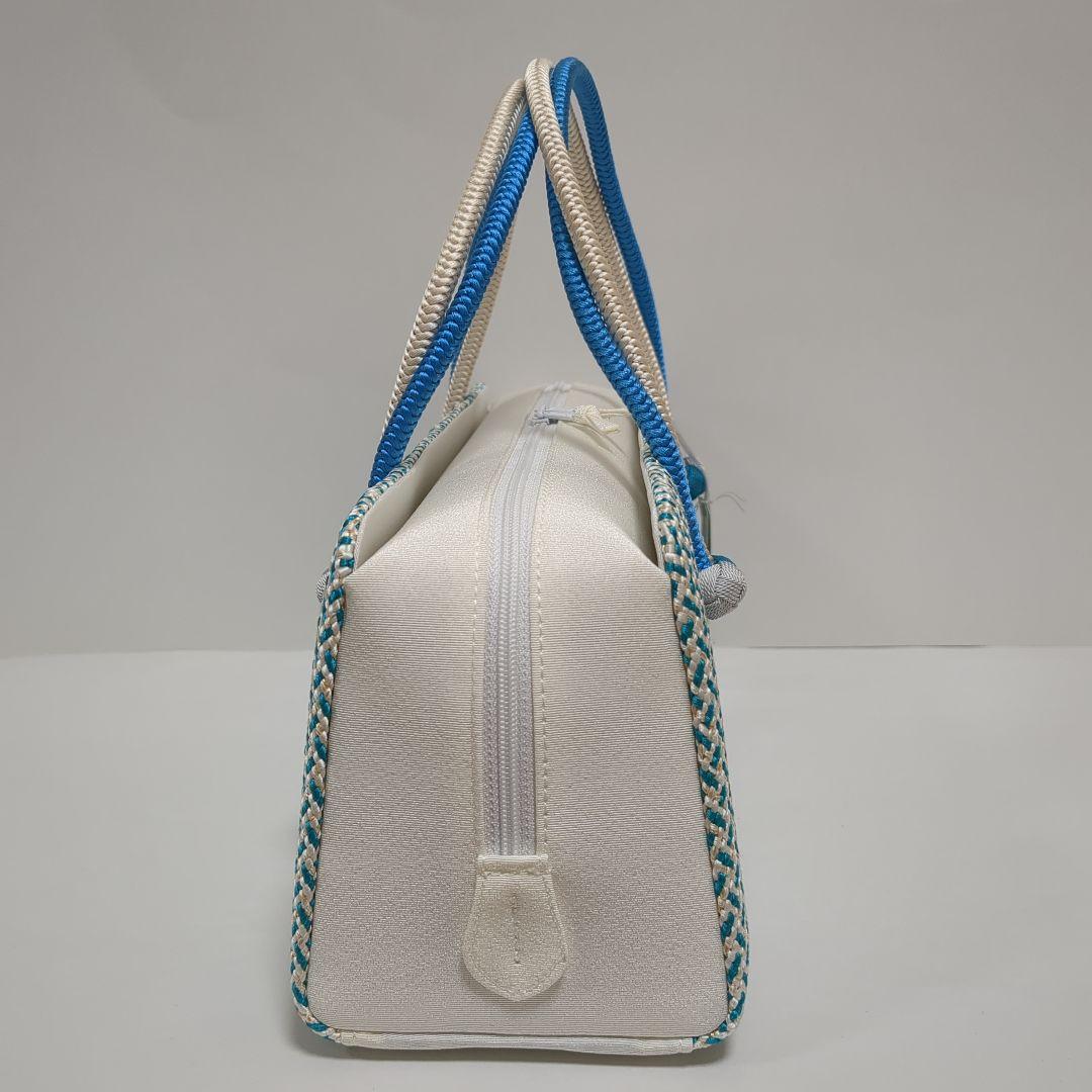 和装バック 利休バッグ 横長の型 小田巻付き バッグ 組織り 衿秀 和想