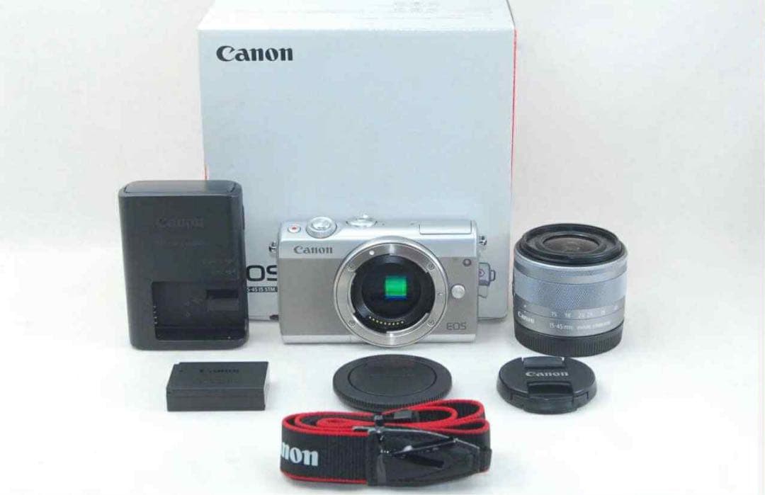 Canon EOS M100 シルバー 15-45mmレンズ付き Amazon.com : Canon EOS M100 Mirrorless Camera w/15-45mm Lens - Wi