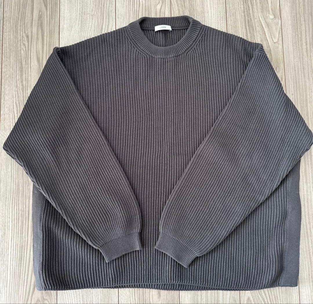 LIDNM OVERSIZED 7G AZE KNIT L - メルカリ
