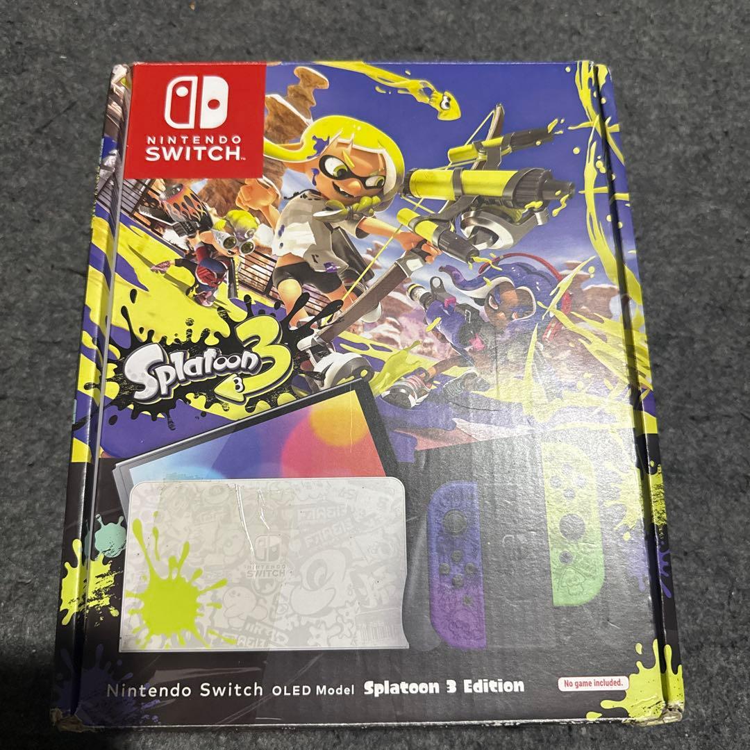 Nintendo Switch Nintendo Switch Oled Splatoon3 Edition Nintendo Switch 『新品』Nintendo Switch(有機ELモデル) スプラ