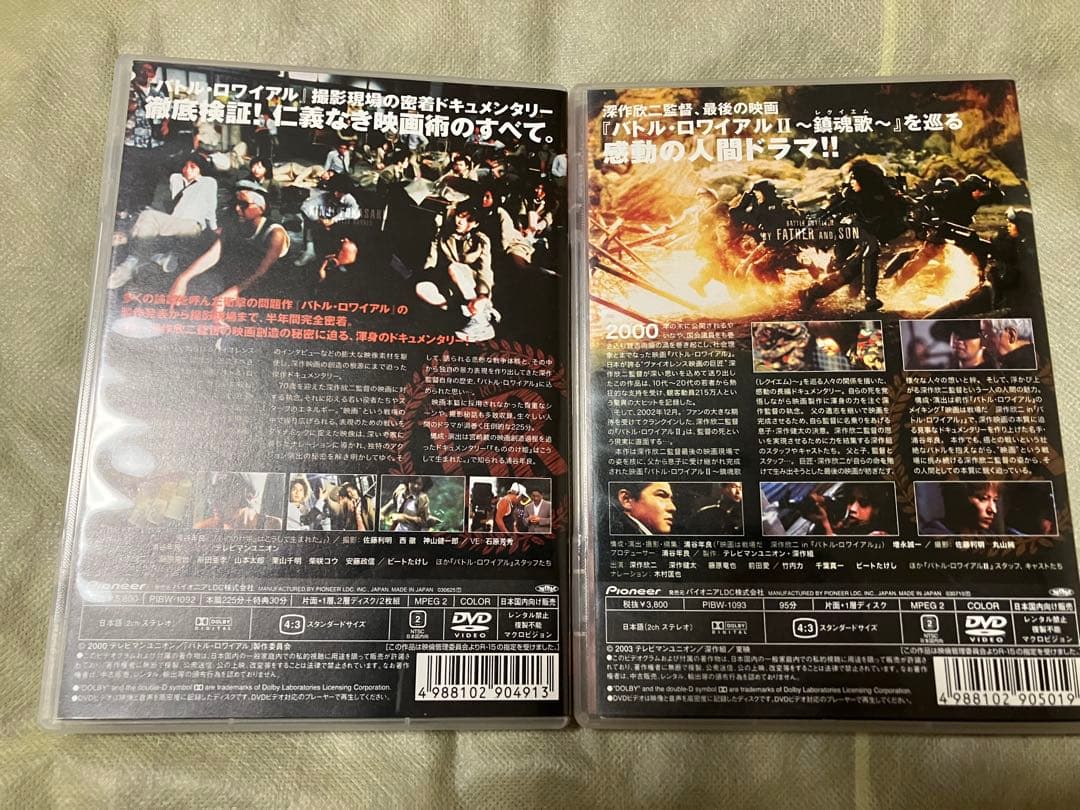 深作欣二 映画は戦場だ 深作健太 最後の戦場 バトル・ロワイアル DVD