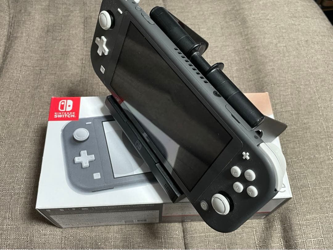 Nintendo Switch Lite グレー+ケース、台、マイクロSDカード Nintendo