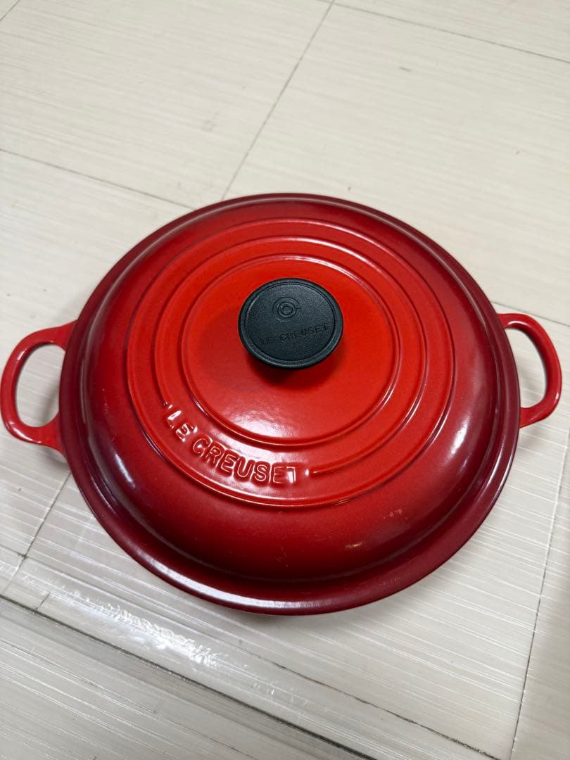 LE CREUSET 鋳鉄鍋 26cm レッド 楽天市場】ル・クルーゼ ココット・ロンド 26cm チェリーレッド 2501