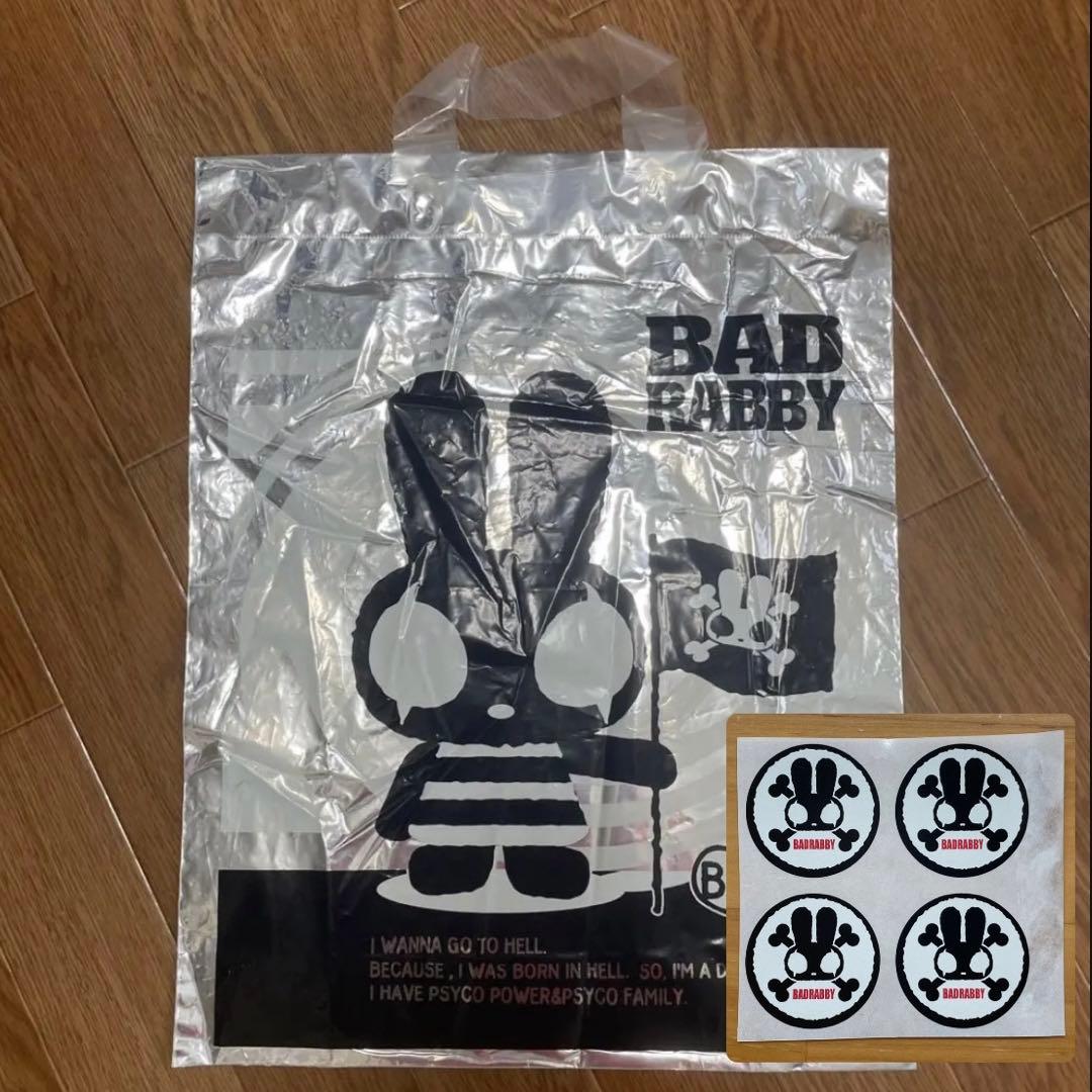 最終価格】シール ショップ袋 バッドラビ 平成ショッパー ラブラビ