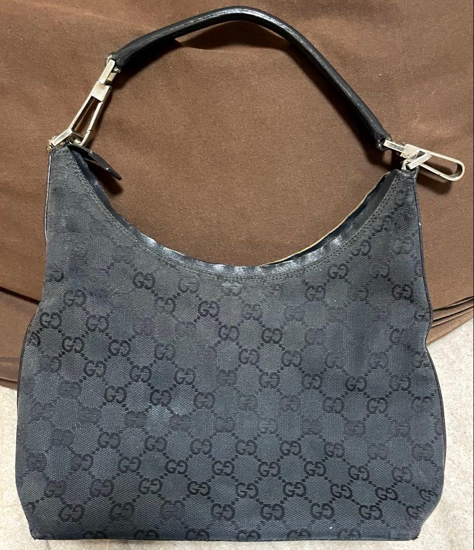 グッチ　Gucci ハンドバッグ GGキャンバス ブラック レディース 楽天市場】【中古】【バッグ】GUCCI グッチ GGキャンバス ハンドバッグ