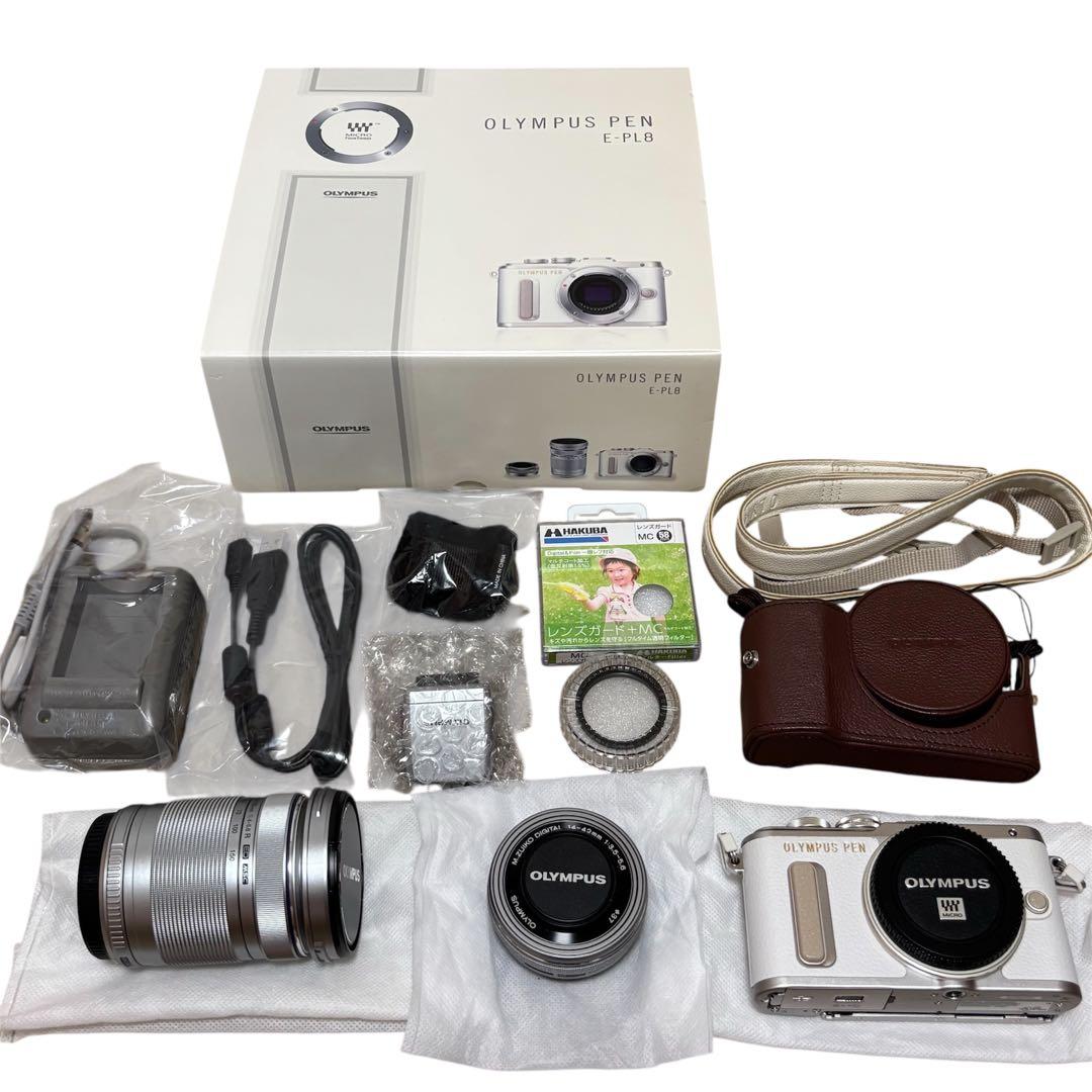 シャッター回数2347回 OLYMPUS PEN E-PL8 ダブルズームキット Amazon | OLYMPUS ミラーレス一眼 E-PL8 EZ ダブルズームキット