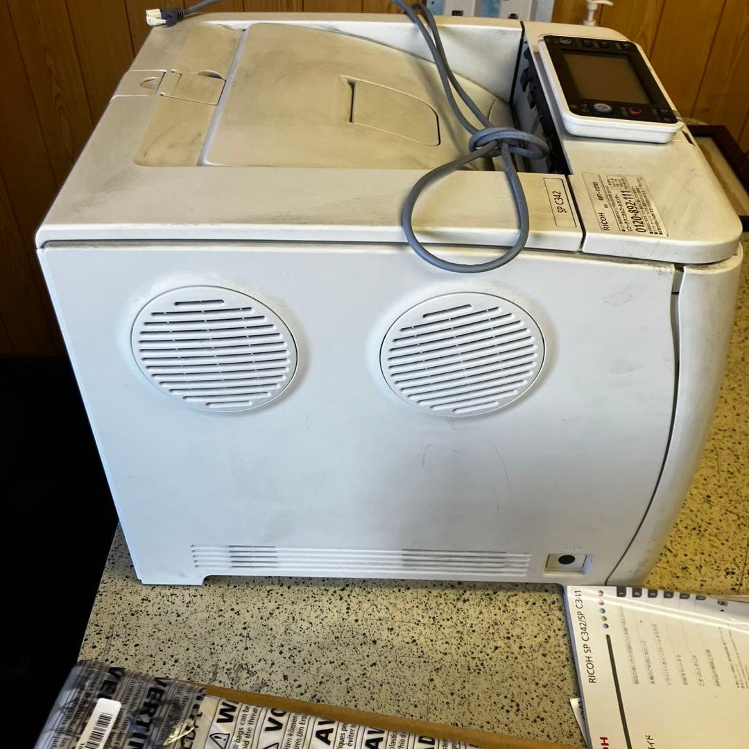 美品 RICOH SP C342 カラーレーザープリンター トナー付き 業務用