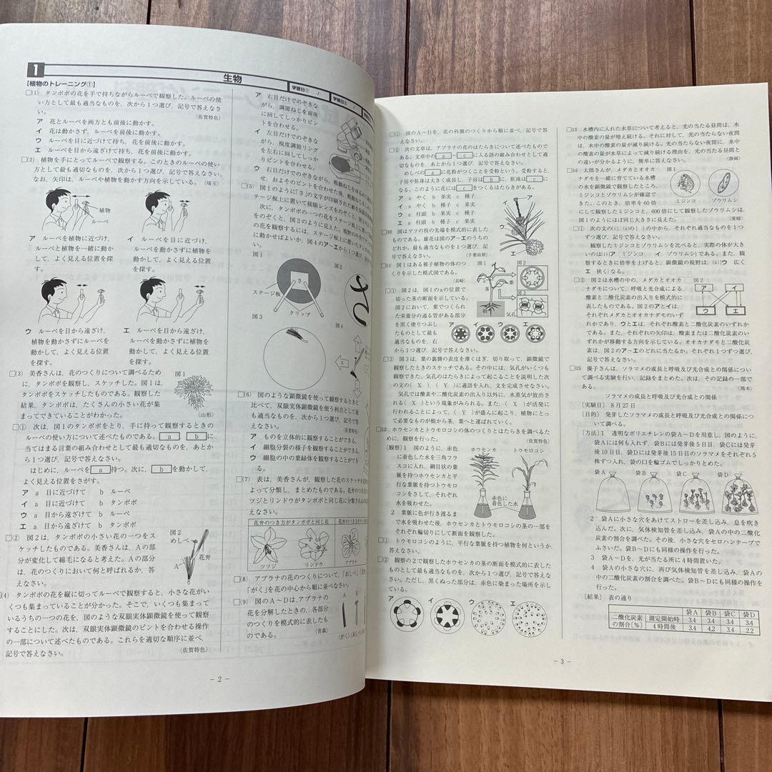 最新 入試小問トレーニング 理科 1100 - メルカリ