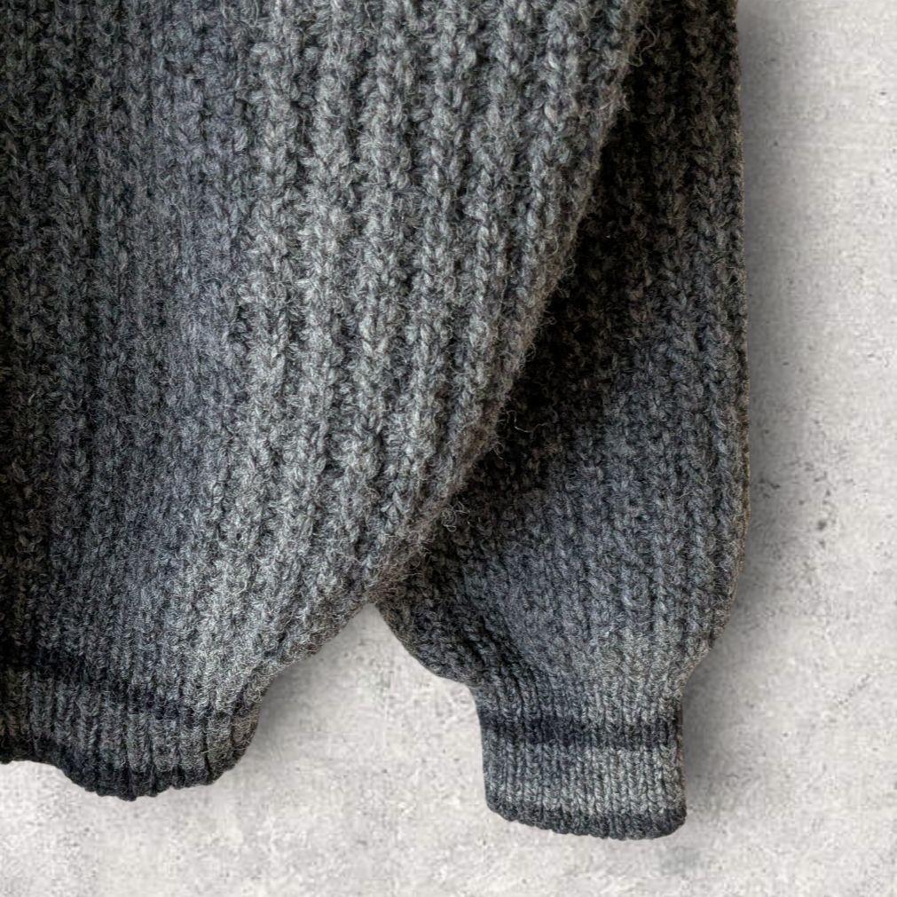 70s ブルックスブラザーズ アイルランド製 黒タグ セーター ウール XL