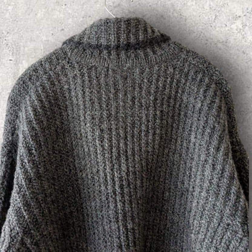 70s ブルックスブラザーズ アイルランド製 黒タグ セーター ウール XL