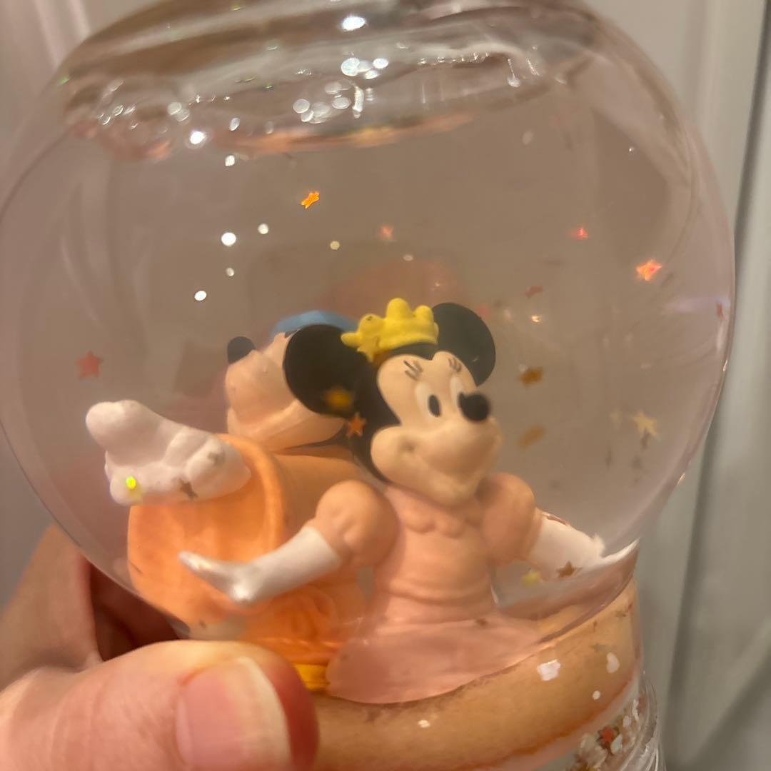 クリスマス ミッキーマウス ミニーマウス スノードーム 手作り