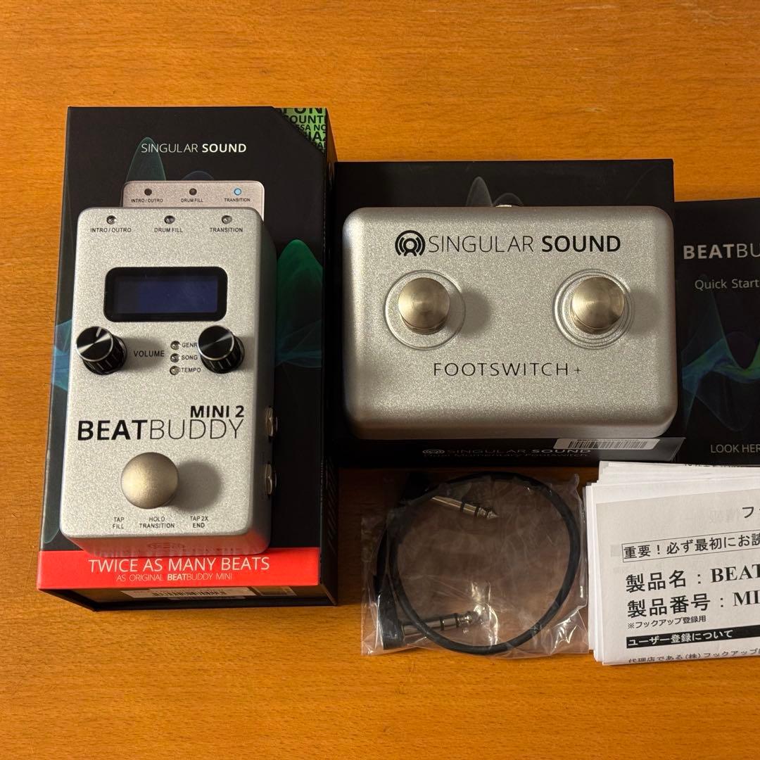 リズムマシーンBEATBUDDY MINI2 & FOOT SWITCH　セット BeatBuddy MINI 2: the Compact, Versatile Drum Machine Pedal