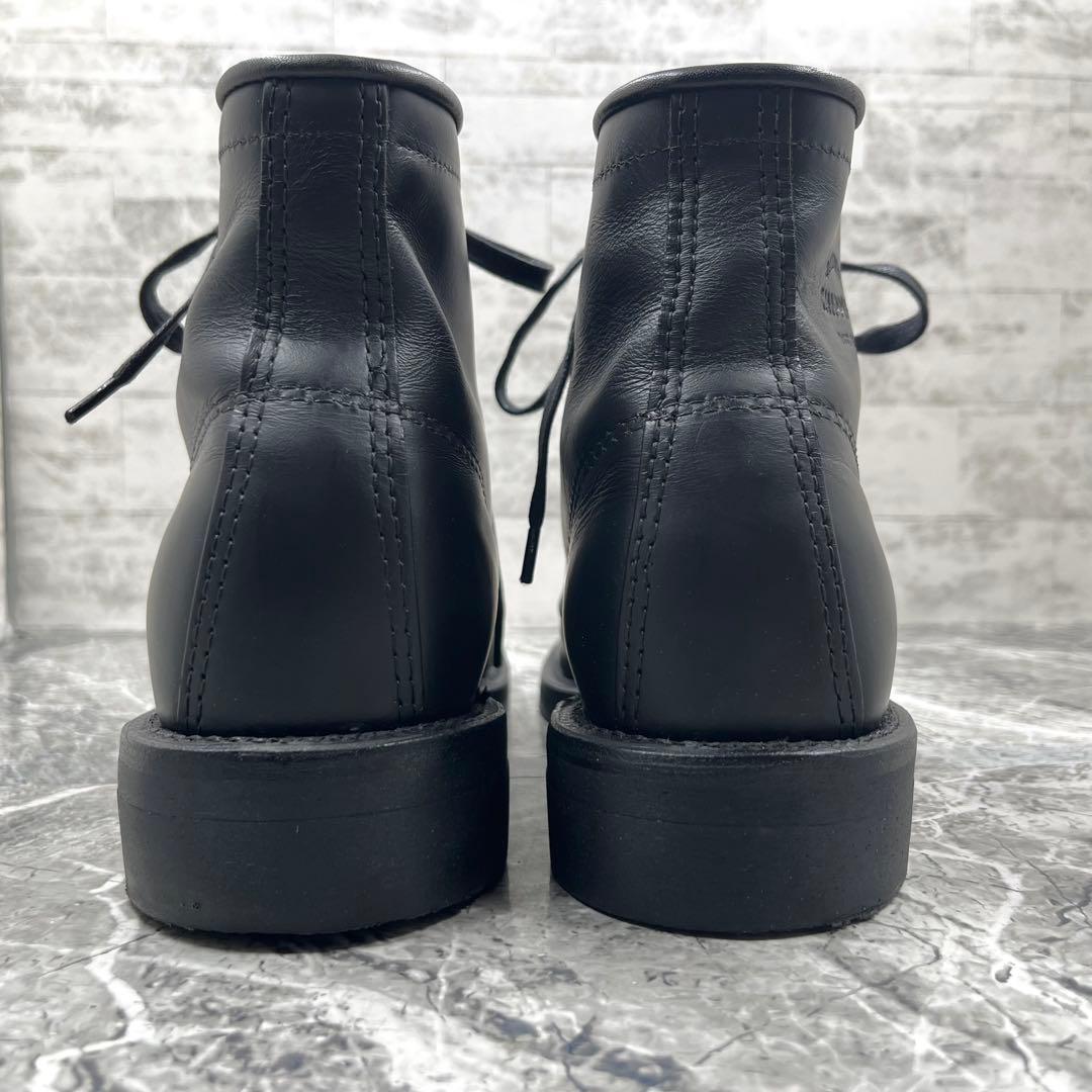 美品】 チペワ 6インチ ユーティリティ ブーツ US7 ブラック USA製