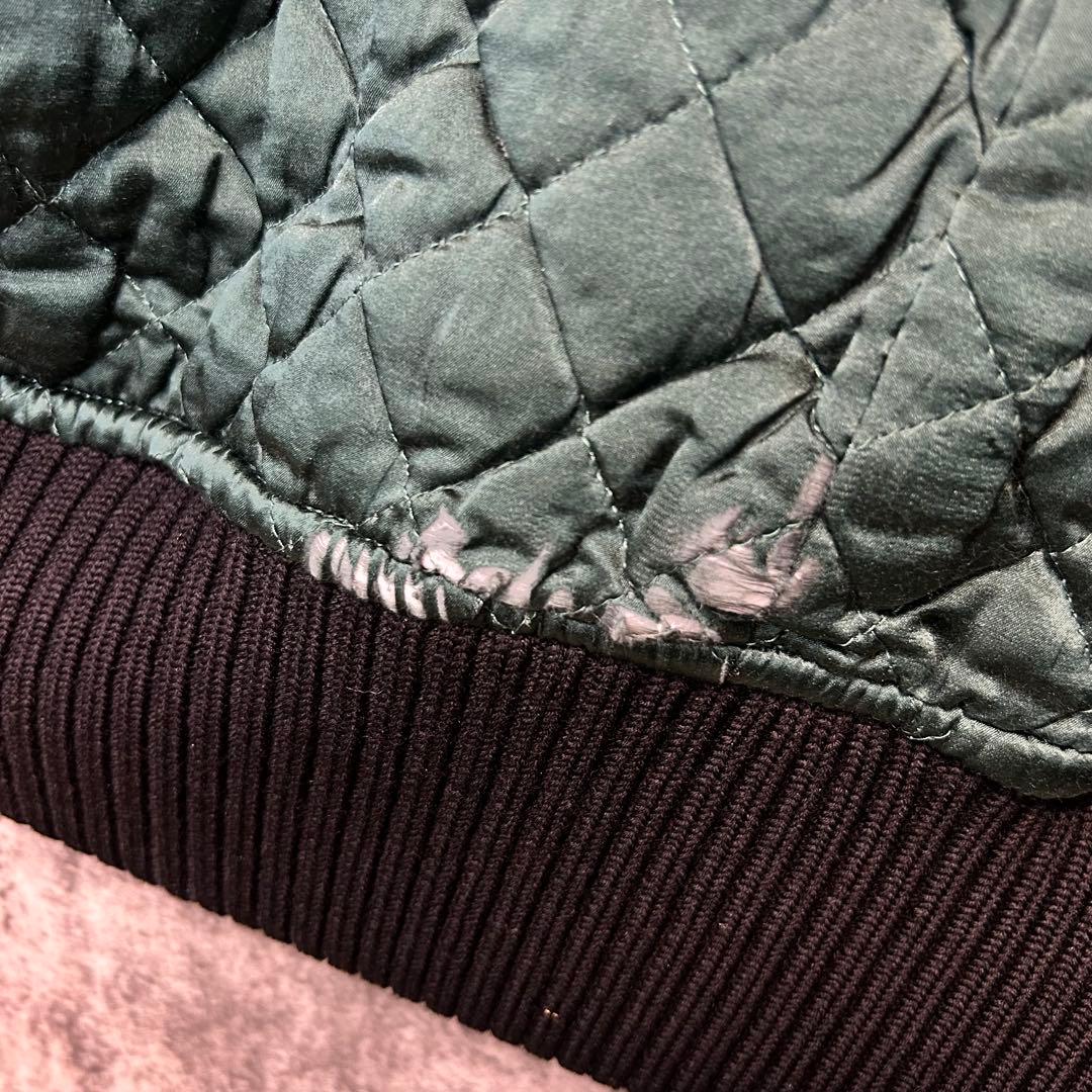 最高峰】DRAWER 本革スタジャン オールブラック ウール/シルク混 38