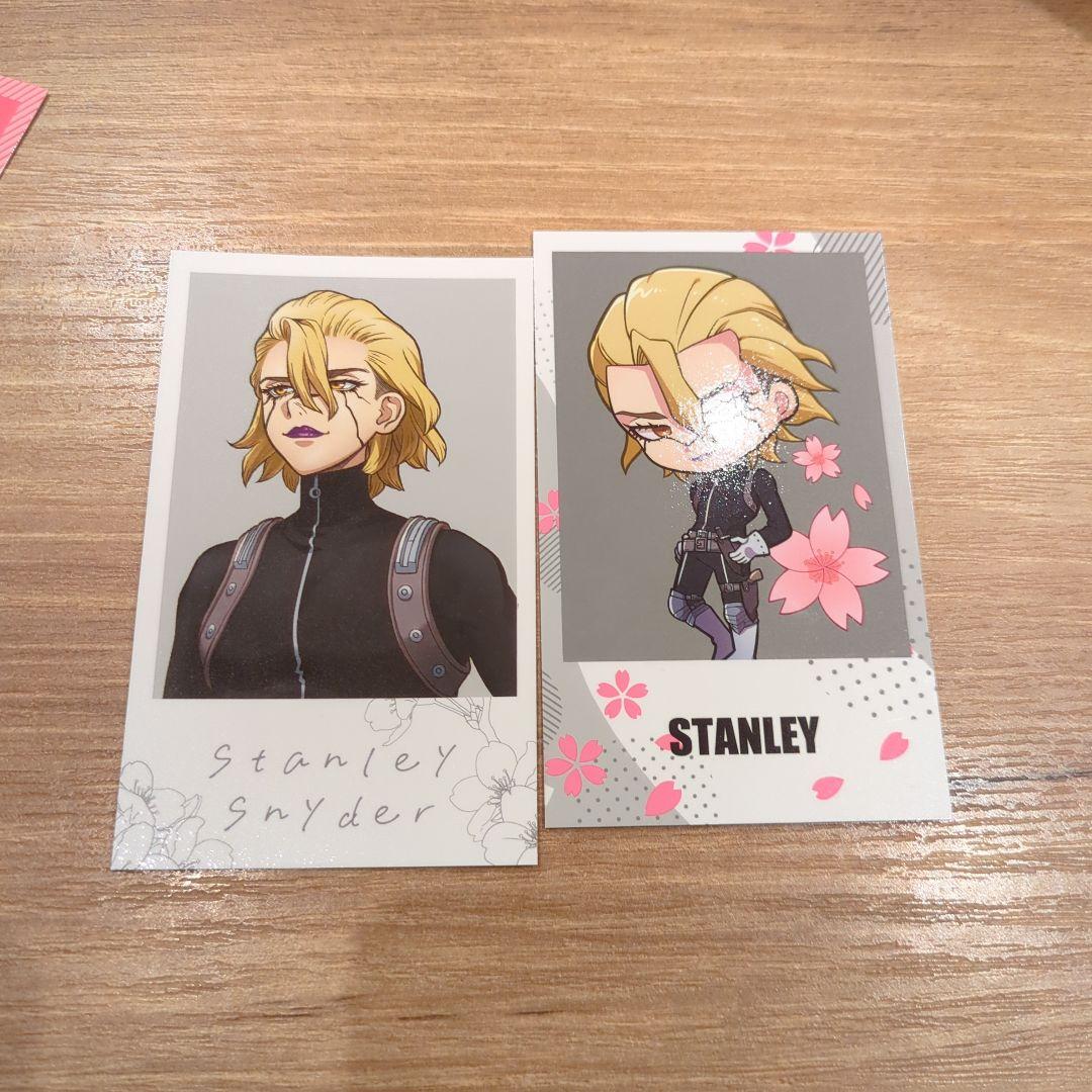 Dr.STONE 花見ポップアップストアミニイラストカードスタンリー