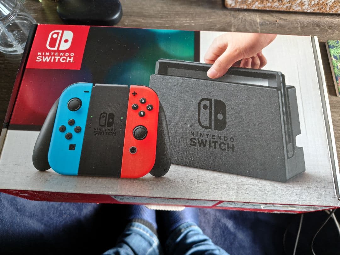 Nintendo Switch ネオンブルー/ネオンレッド 本体 - メルカリ