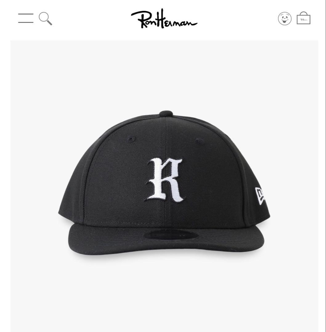 ブラック 9FIFTY スナップバックキャップ　ロンハーマン　ニューエラ NEWERA×RON HERMAN☆スナップバックキャップ☆LAロゴブラック