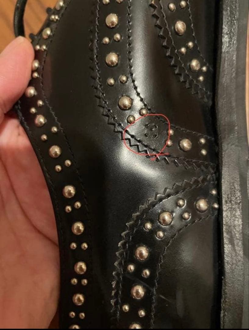 church's チャーチ スタッズ 37サイズ 靴袋付き - メルカリ