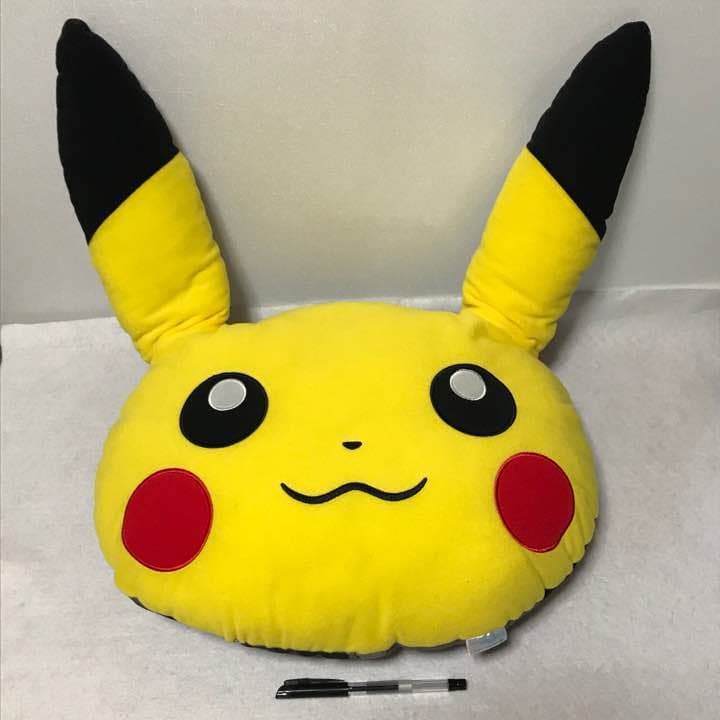 ポケモンセンター もちもちフェイスクッション ピカチュウ - メルカリ
