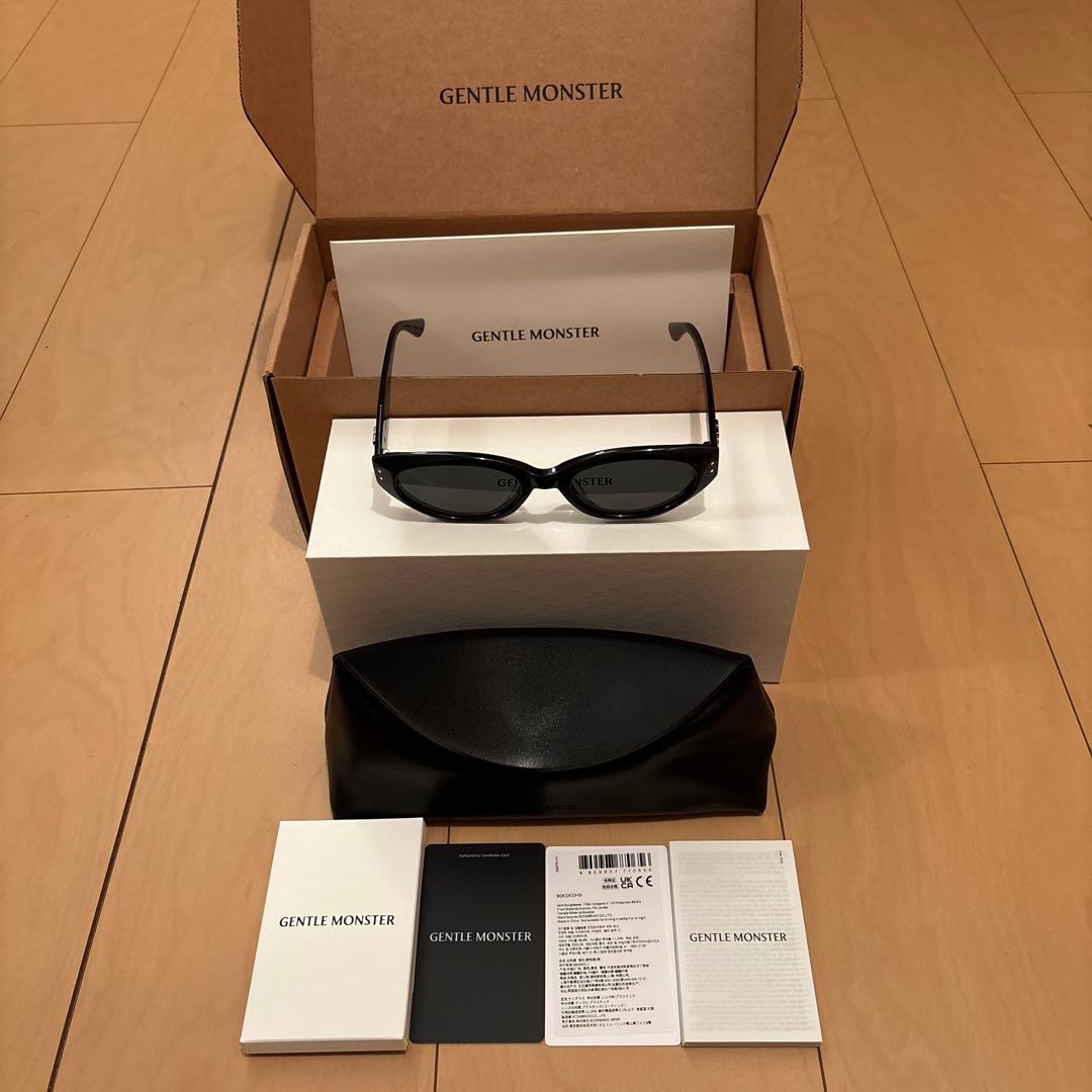 GENTLE MONSTER ブラック サングラス ROCOCO - メルカリ