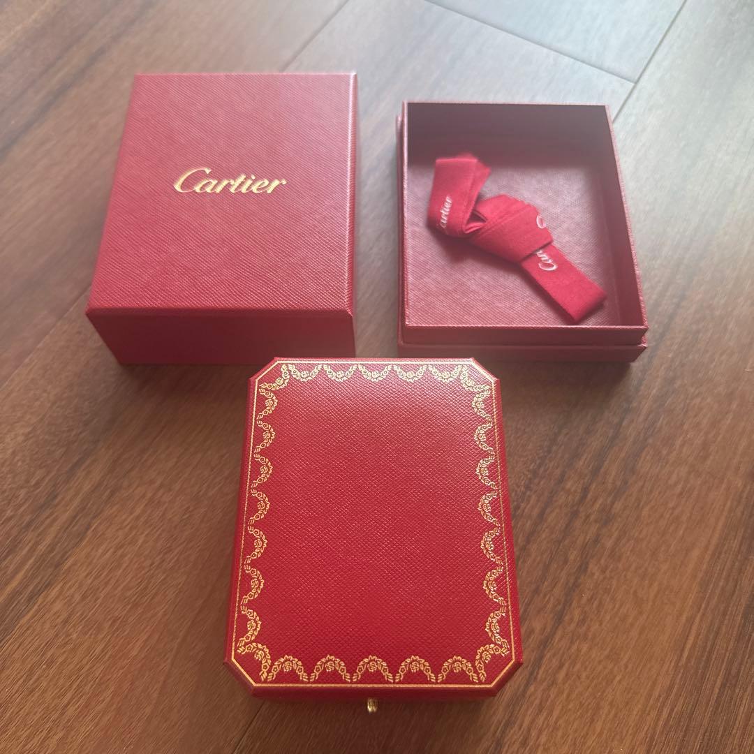 Cartier レザー ボックス 赤 - メルカリ