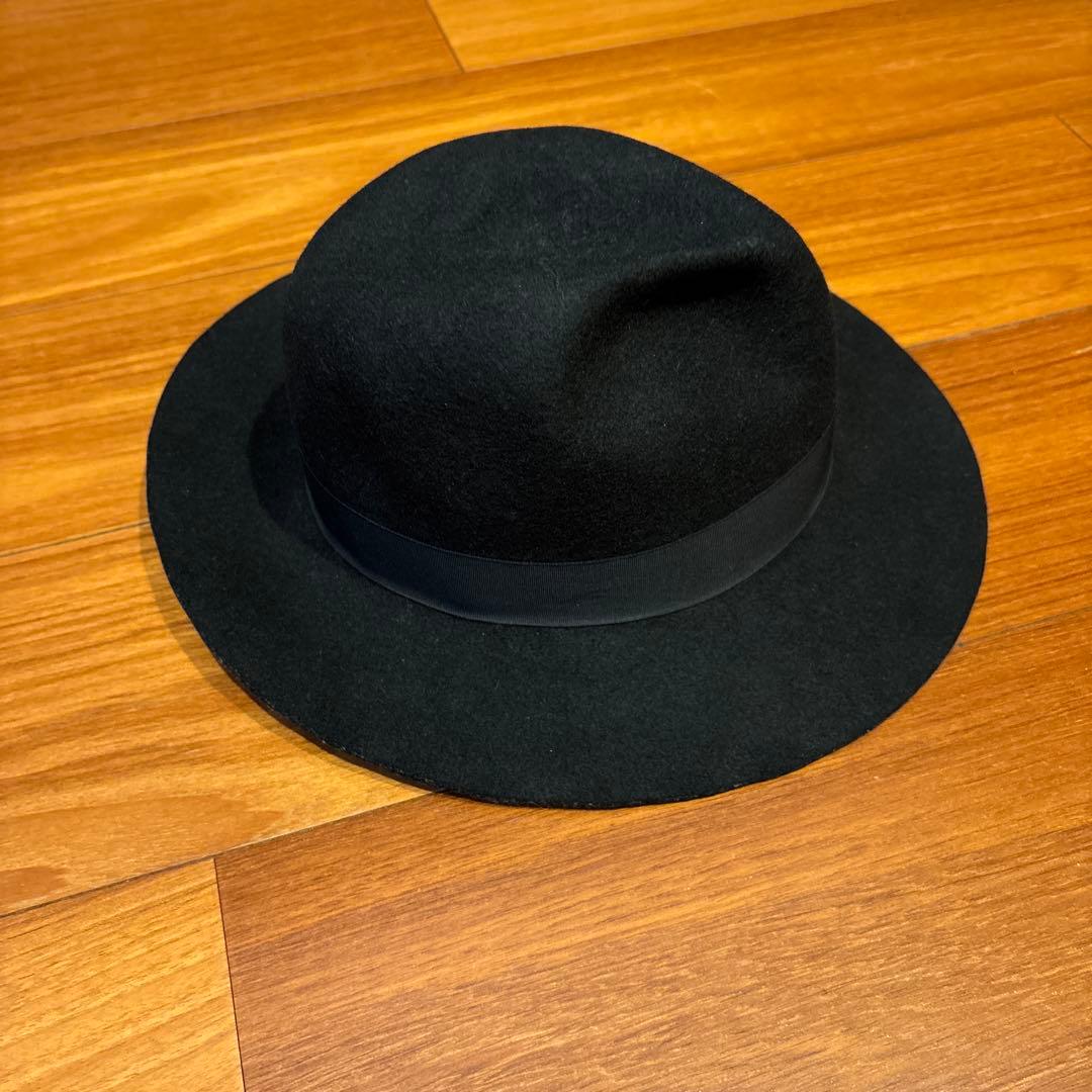 ca4la Knox 黒いウールフェルトハット - メルカリ