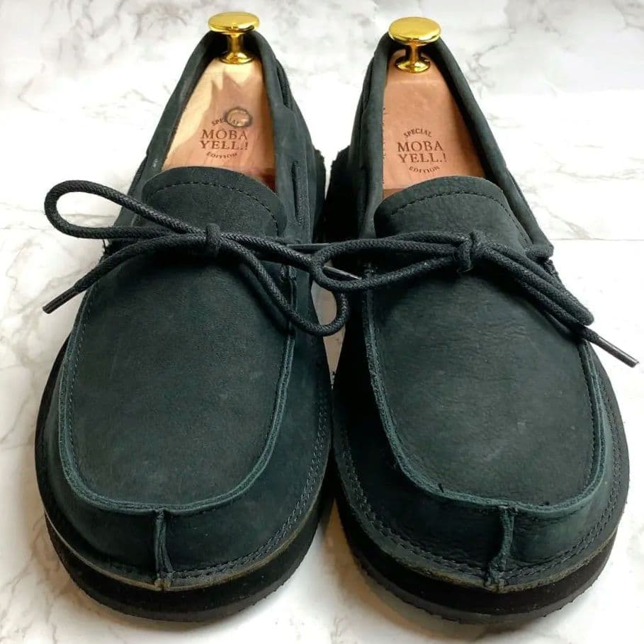 美品 レインボーサンダル モカ ローファー ブラウン 25cm 希少 スリッポン