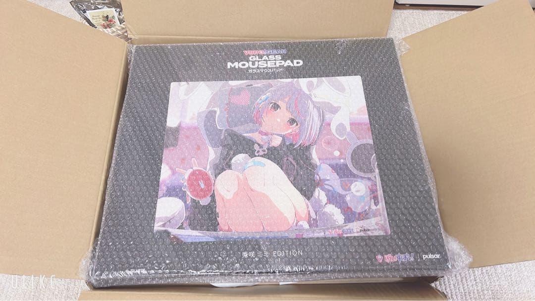 ぶいすぽっ！兎咲ミミ ガラス製マウスパッド - メルカリ
