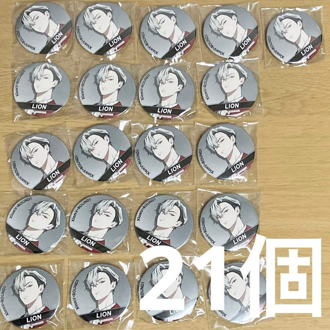 ビバレン XlamV ラウンドワン ラウワン コラボ 缶バッジ レオン ビバレン XlamV climb 缶バッジ レオン - メルカリ