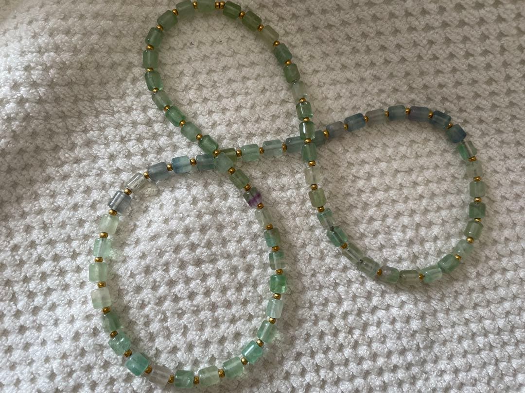 クリオ CHRIO☆フローライト ネックレス 天然石 ウェーブコンバーター