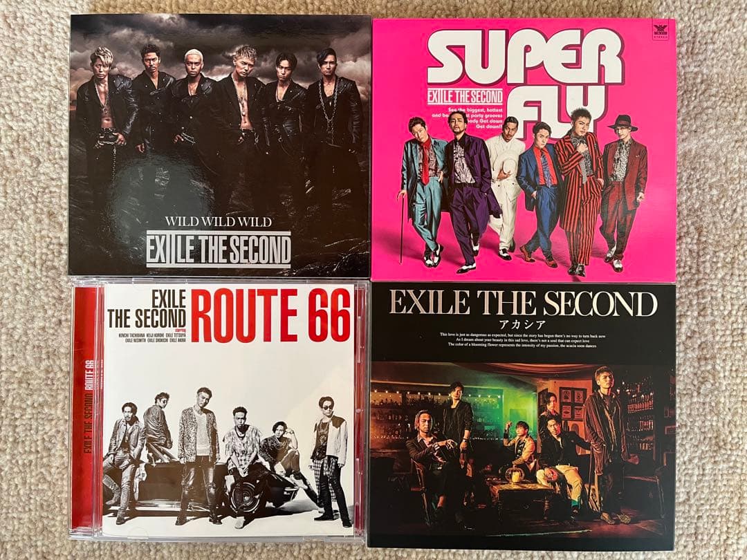 EXILE THE SECOND/シングルCD4枚セット - メルカリ