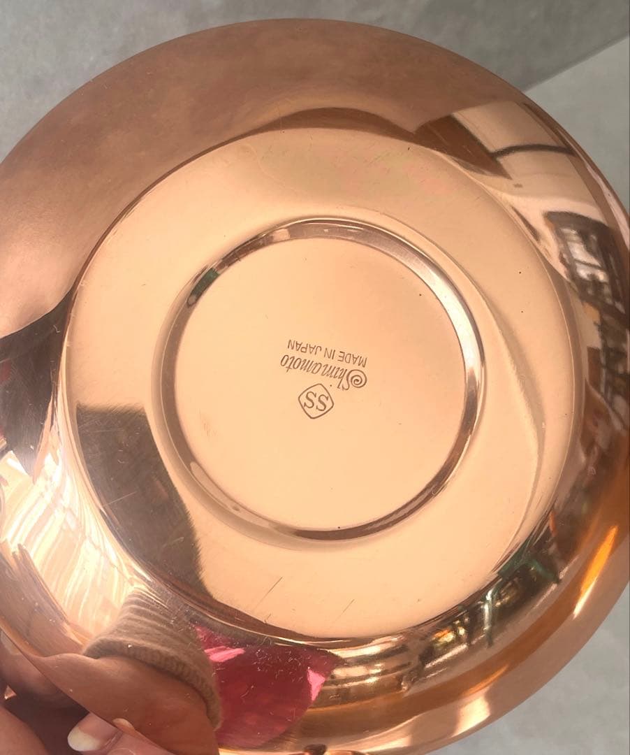 未使用　島本製作所　銅製槌目 コッパーケトル 1.6L