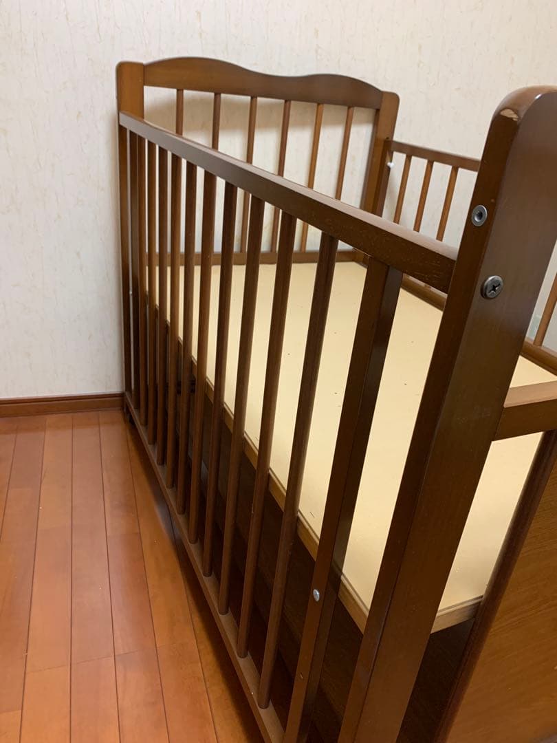 日本製 ベビーベッド サークル 収納棚 キンタロー - メルカリ