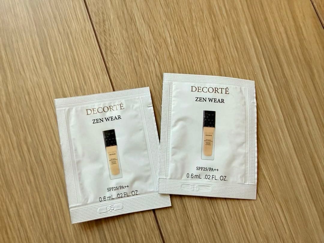 コスメデコルテ ゼンウェア ステイ N22 N26 ファンデーション サンプル