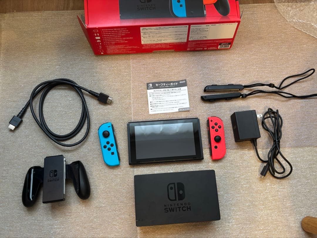 Nintendo Switch 一式 箱付き - メルカリ