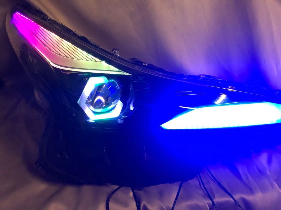 プリウス 50 後期 六角イカリングRGB ポジションRGB、シーケンシャル