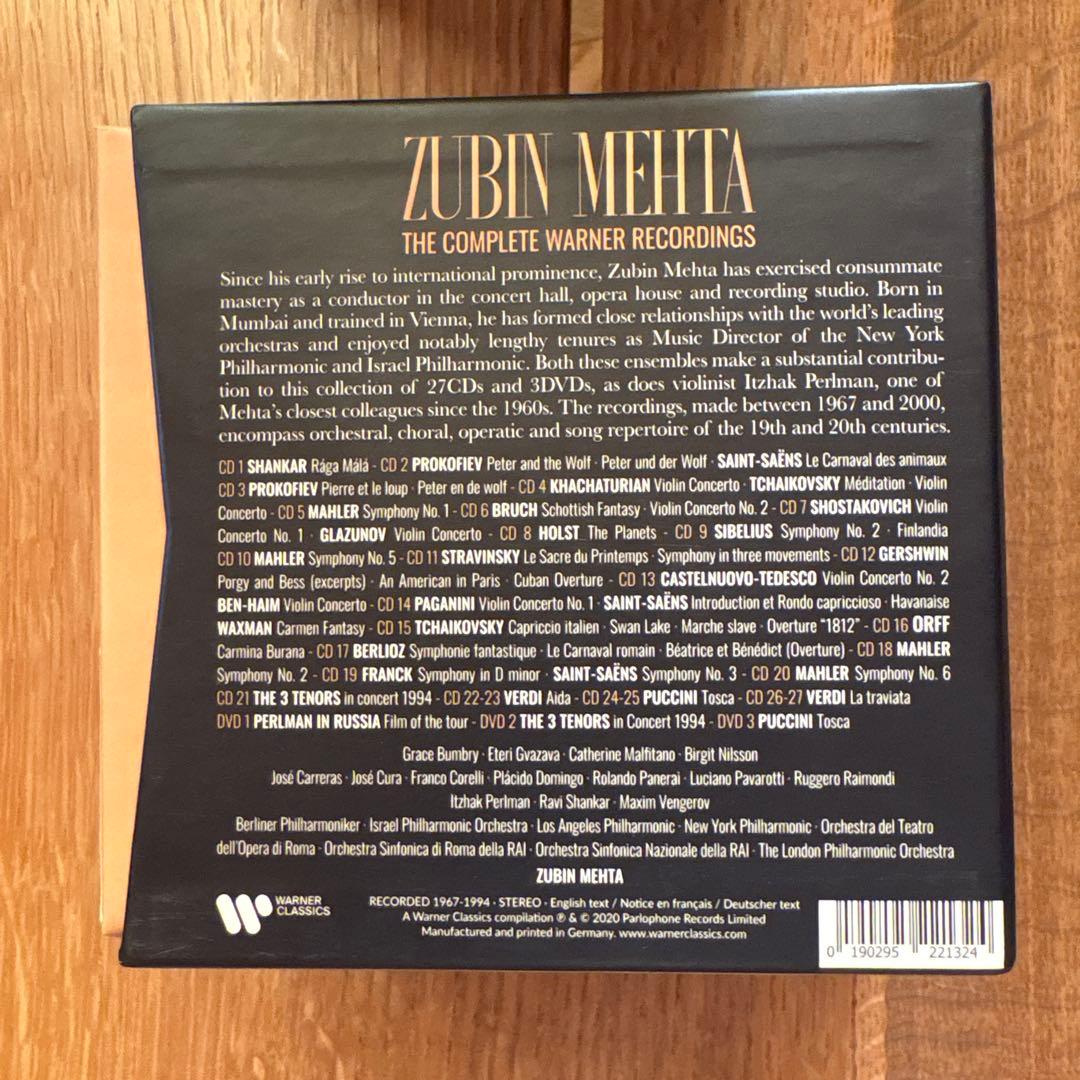 Zubin Mehta & Claudio Abbado BOXメータ&アバド