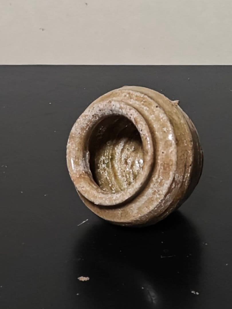 極小古瀬戸蓋付き小壺 室町時代〜桃山 古瀬戸 古美濃 古美術 六古窯 古