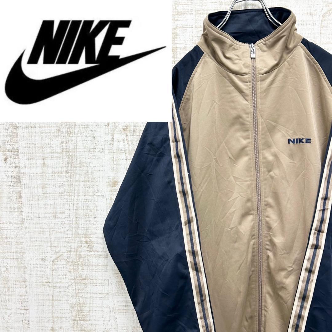 EV121《希少 ニケ女神像タグ》ナイキ トラックジャケット ジャージ 80s