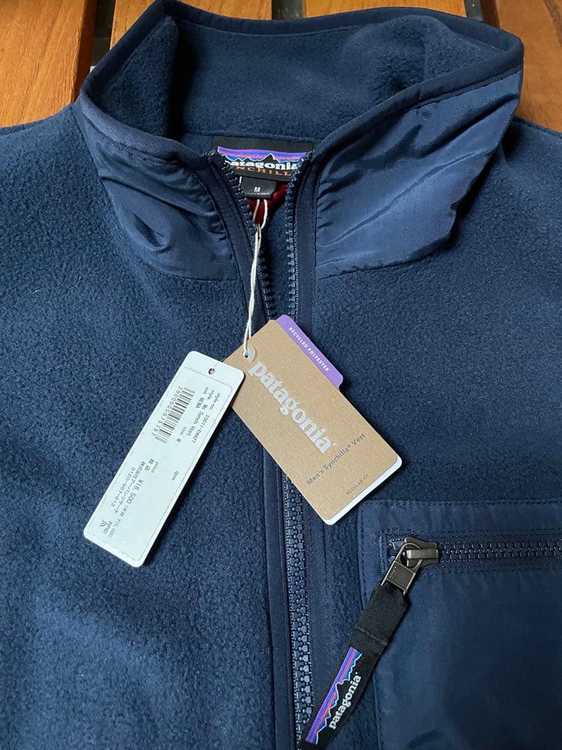 ☆パタゴニアシンチラベスト・ネイビーM未使用☆