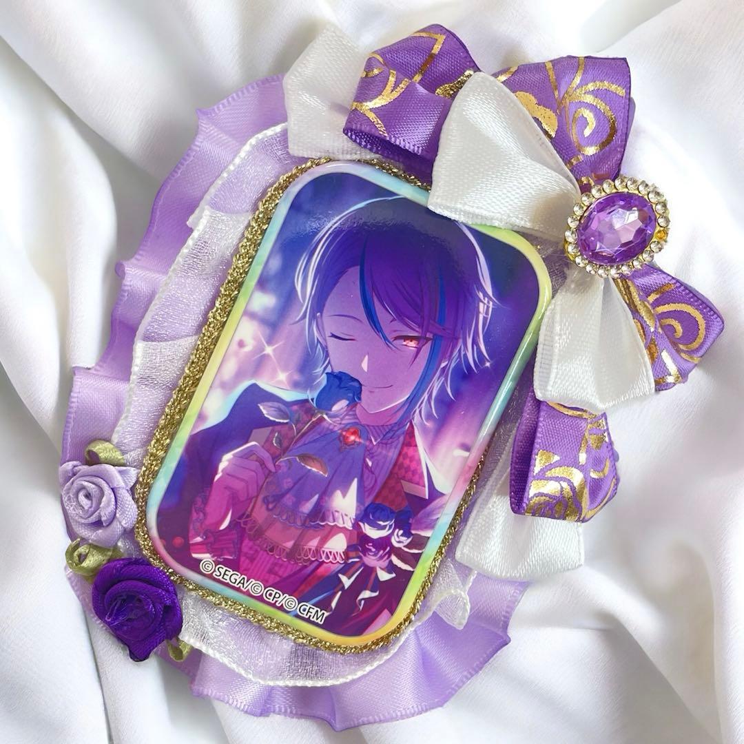 痛ロゼット 痛バッグ あんスタ プロセカ 原神 にじさんじ 紫 - メルカリ