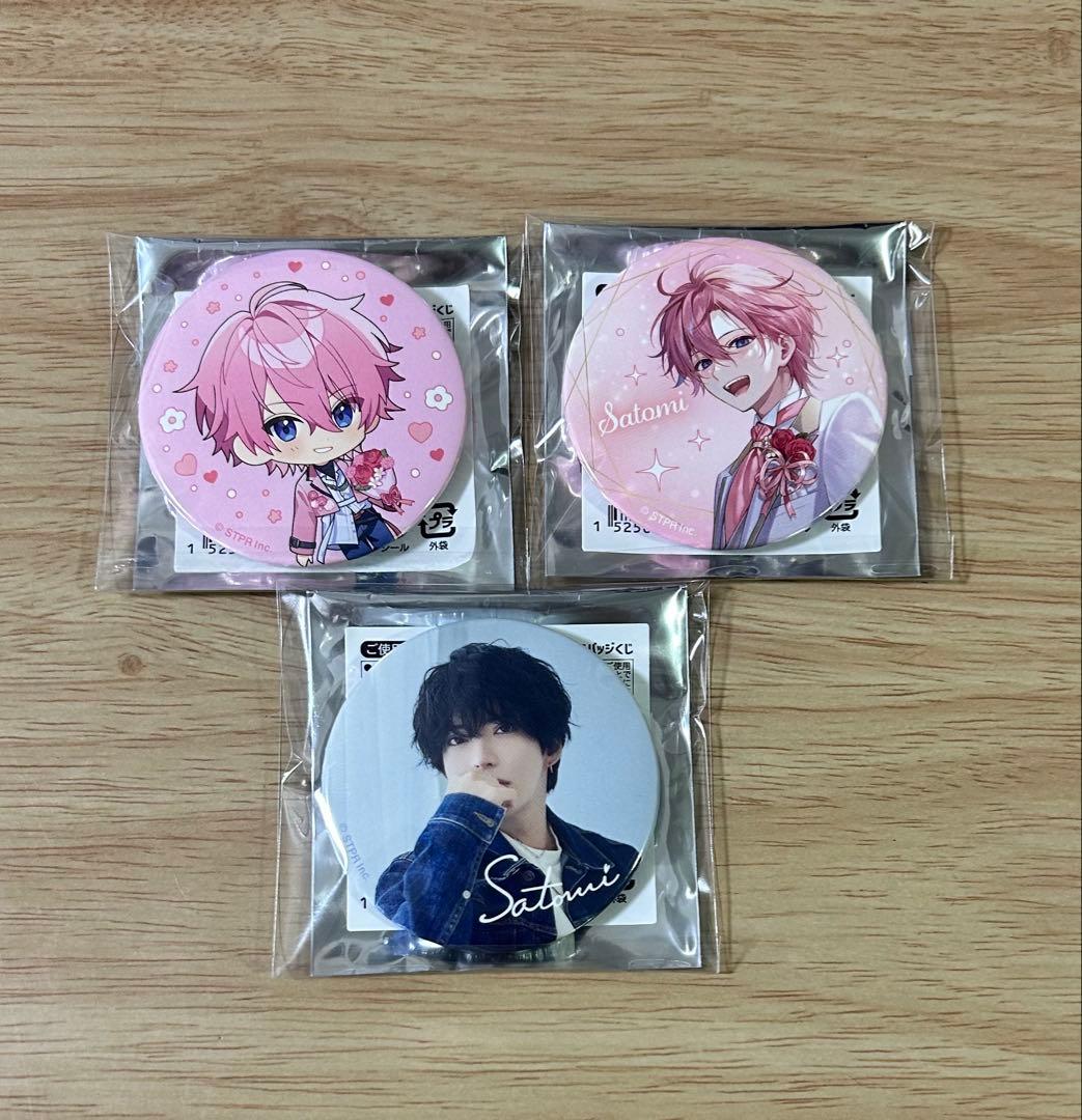 さとみ ワンマングッズ 缶バッジ 実写 - メルカリ