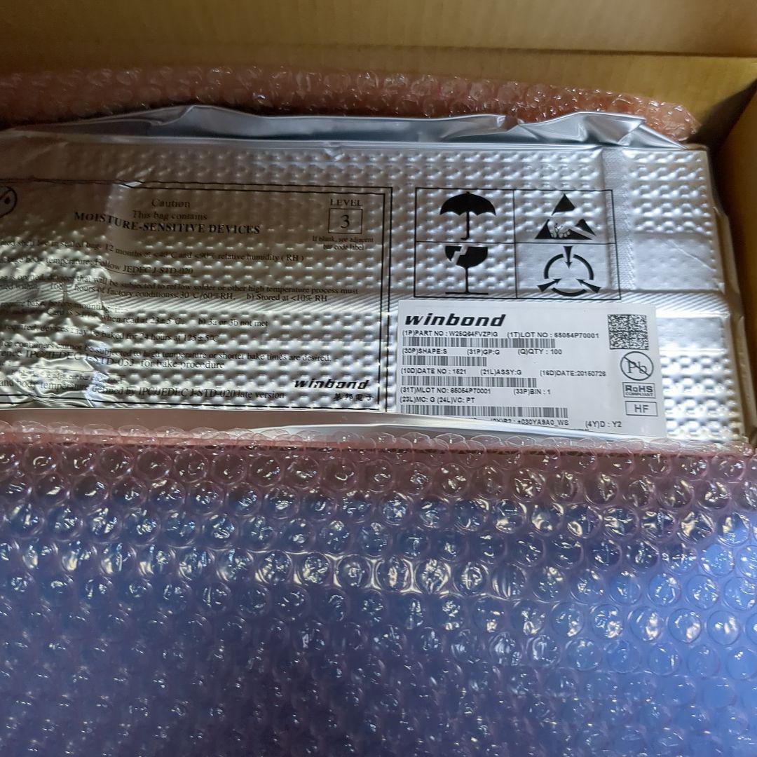 Winbond W25Q64FVZPIG 64Mb Flash 100pcs - メルカリ