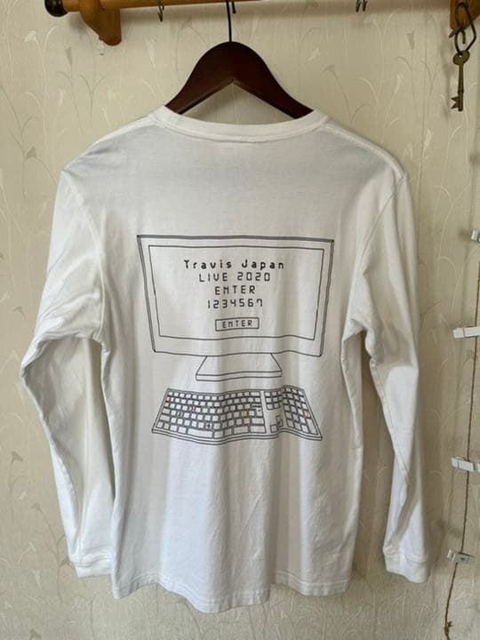 TravisJapan トラジャ ENTER ロンT 長袖 白 - メルカリ