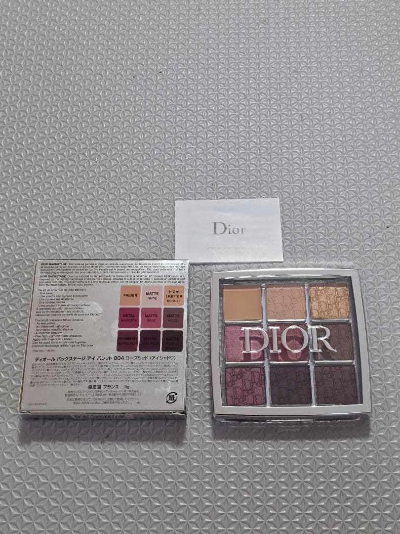 【みぁや】ディオール バックステージアイパレット 004 ローズウッド みぁや様専用】ディオール バックステージアイパレット 004 ローズ