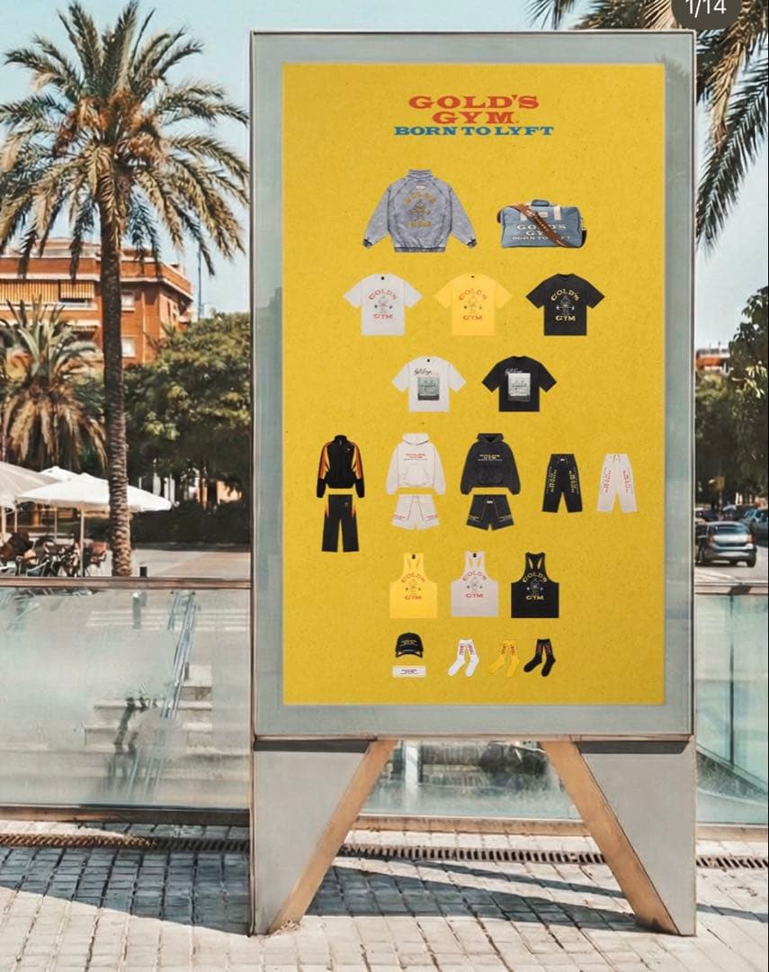 GOLD'S GYM ナイロンジャケット BORN TO LYFT - メルカリ