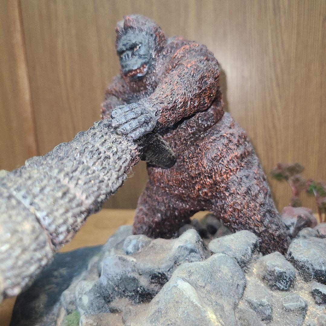 キングコング対ゴジラ ジャイアントスイング ソフビキット イノウエ